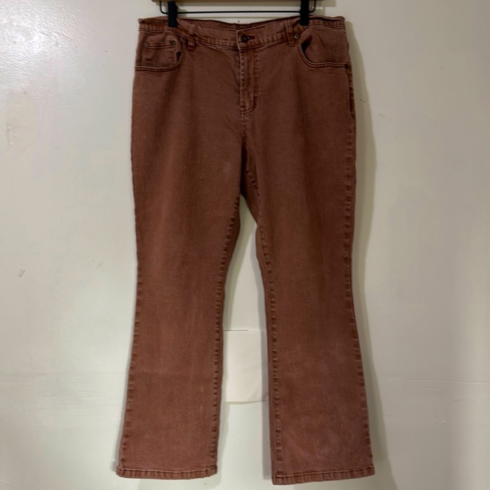 Diane Gilman | Stretchy Rust Brown Jeans